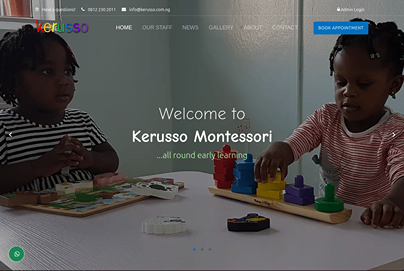Kerusso Montessori School Website